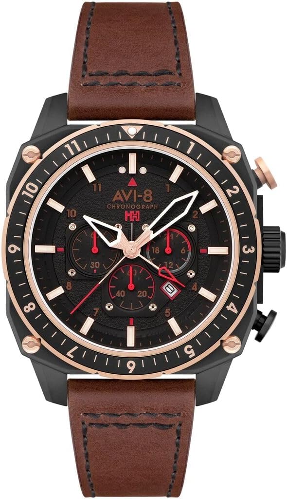 Amazon | AVI-8 腕時計 ホーカー ハンター アトラス デュアルタイム